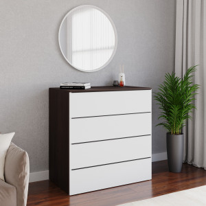 Комод на 4 шухляди без ручок FTX-4 1000х544х1014 мм Венге Магія/Білий