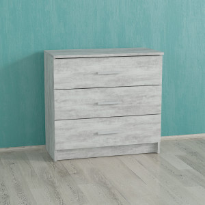 Комод на 3 шухляди K-07 710x350x680 мм Бетон