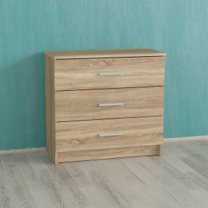 Комод на 3 шухляди K-07 710x350x680 мм Дуб Сонома