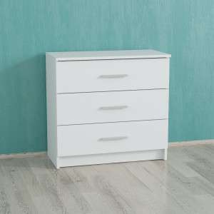 Комод на 3 шухляди K-07 710x350x680 мм Білий
