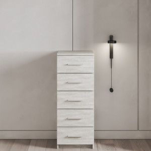 Комод на 5 шухляд K-09 410x350x1060 мм Бетон