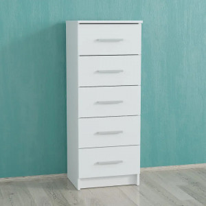 Комод на 5 шухляд K-09 410x350x1060 мм Білий