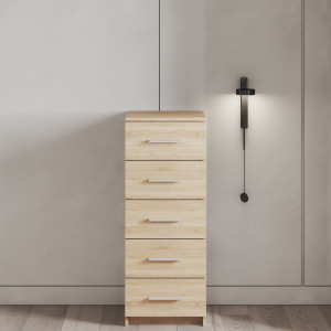 Комод на 5 шухляд K-09 410x350x1060 мм Дуб Сонома