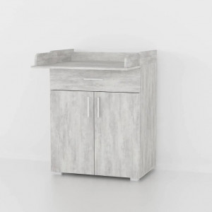 Комод пеленальний K-10 752х500х1034 мм Бетон