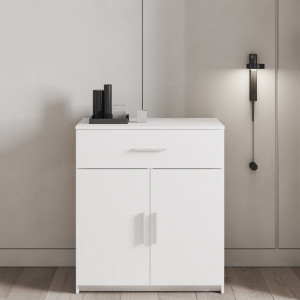 Комод з шухлядою та дверцятами K-11 710x350x870 мм Білий