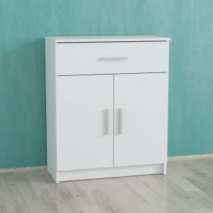 Комод з шухлядою та дверцятами K-11 710x350x870 мм Білий