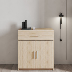 Комод з шухлядою та дверцятами K-11 710x350x870 мм Дуб Сонома