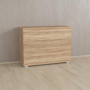 Комод на 3 шухляди без ручок K0001 1002х390х760 мм Дуб Сонома