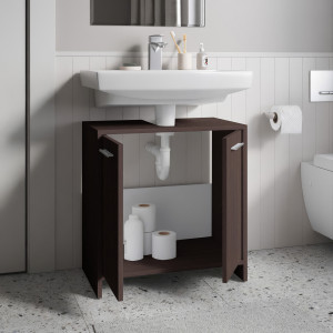 Тумба під умивальник з дверцятами F-17 580х331х600 мм Венге Магія