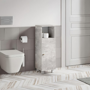 Шафа пенал для ванної кімнати F-22 300х300х910 мм Бетон