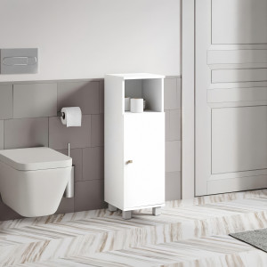 Шафа пенал для ванної кімнати F-22 300х300х910 мм Білий