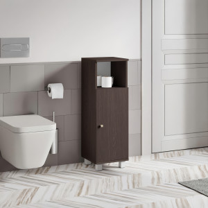 Шафа пенал для ванної кімнати F-22 300х300х910 мм Венге Магія