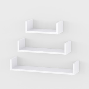 Комплект полиць настінних GT-37 600х150х100 мм Білий
