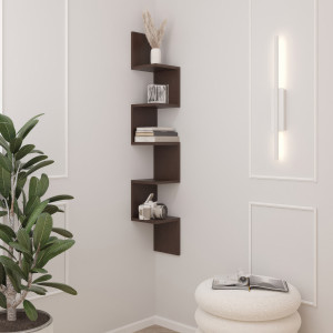 Полиця кутова настінна M-9 200x200x1280 мм Венге Темний Полиця кутова настінна M-9 200x200x1280 мм Венге Темний