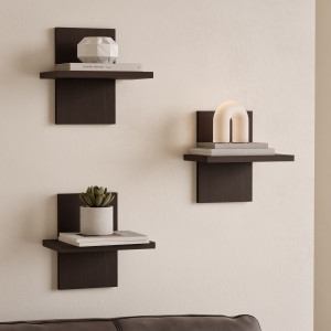 Комплект полиць настінних NP-11 250х178х250 мм Венге Магія Комплект полиць настінних NP-11 250х178х250 мм Венге Магія