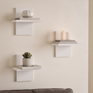 Комплект полиць настінних NP-11 250х178х250 мм Білий Комплект полиць настінних NP-11 250х178х250 мм Білий