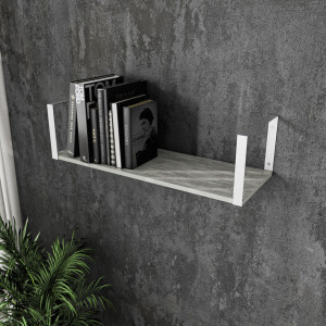 Полиця настінна у стилі Лофт XS-28 WT 800х290х220 мм Бетон Полиця настінна у стилі Лофт XS-28 WT 800х290х220 мм Бетон