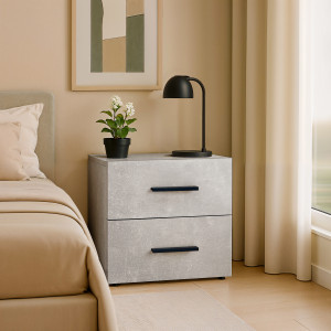 Тумба приліжкова Dana 402х360х390 мм Бетон Тумба приліжкова Dana 402х360х390 мм Бетон