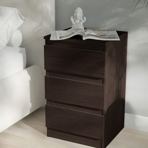 Тумба приліжкова на 3 шухляди FT-216 400x398x758 мм Венге Магія