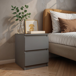 Тумба приліжкова FT-225 400х400х530 мм Антрацит Тумба приліжкова FT-225 400х400х530 мм Антрацит