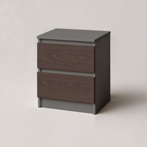 Тумба приліжкова FT-225 400х400х530 мм Антрацит/Венге Магія Тумба приліжкова FT-225 400х400х530 мм Антрацит/Венге Магія