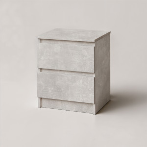 Тумба приліжкова FT-225 400х400х530 мм Бетон