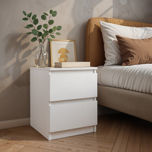 Тумба приліжкова FT-225 400х400х530 мм Білий