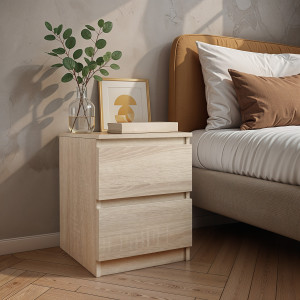 Тумба приліжкова FT-225 400х400х530 мм Дуб Сонома