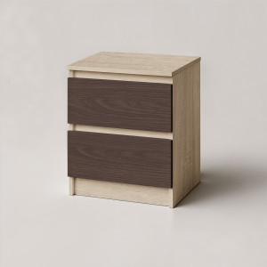 Тумба приліжкова FT-225 400х400х530 мм Дуб Сонома/Венге Магія