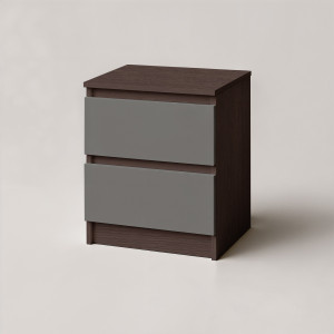 Тумба приліжкова FT-225 400х400х530 мм Венге Магія/Антрацит