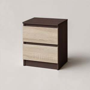 Тумба приліжкова FT-225 400х400х530 мм Венге Магія/Дуб Сонома