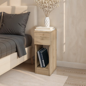 Тумба приліжкова з шухлядою T-113 200х350х595 мм Дуб Аппалачі