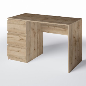 Комп'ютерний стіл на 3 шухляди без ручок FT-224 Left 1200х600х750 мм Дуб Аппалачі