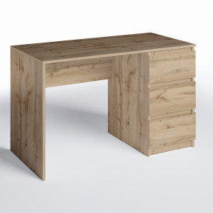 Комп'ютерний стіл на 3 шухляди без ручок FT-224 1200х600х750 мм Дуб Аппалачі