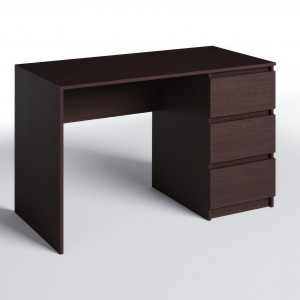Комп'ютерний стіл на 3 шухляди без ручок FT-224 1200х600х750 мм Венге Магія