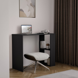 Стіл письмовий з полицями S-10 900х400х750 мм Антрацит