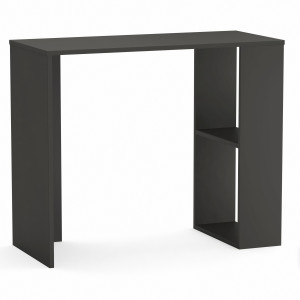 Стіл письмовий з полицями S-10 900х400х750 мм Антрацит