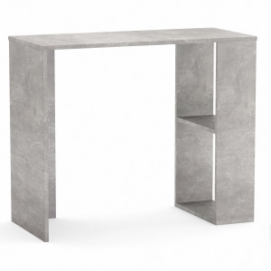 Стіл письмовий з полицями S-10 900х400х750 мм Бетон