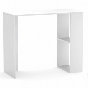 Стіл письмовий з полицями S-10 900х400х750 мм Білий