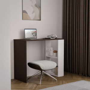 Стіл письмовий з полицями S-10 900х400х750 мм Венге Магія/Білий