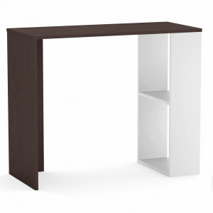 Стіл письмовий з полицями S-10 900х400х750 мм Венге Магія/Білий