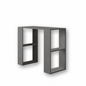 Стіл письмовий з полицями S-11 900х400х750 мм Антрацит