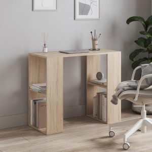 Стіл письмовий з полицями S-11 900х400х750 мм Дуб Сонома