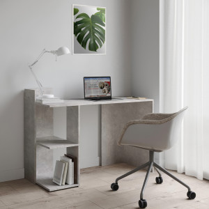 Стіл письмовий з полицями S-12 1200х520х870 мм Бетон