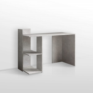 Стіл письмовий з полицями S-12 1200х520х870 мм Бетон