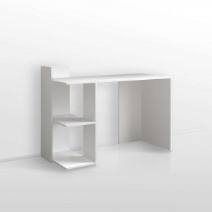 Стіл письмовий з полицями S-12 1200х520х870 мм Білий