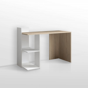 Стіл письмовий з полицями S-12 1200х520х870 мм Дуб Сонома/Білий
