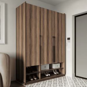 Шафа зі штангою, полицями та шухлядами R-0006 1484х570х2100 мм Дуб Кверкус