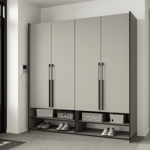 Шафа зі штангою, полицями та шухлядами R-0009 1968х570х2100 мм Кашемір