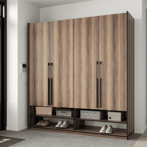 Шафа зі штангою, полицями та шухлядами R-0009 1968х570х2100 мм Дуб Кверкус